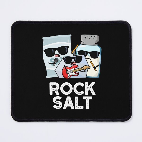 Item preview, Rock Salt Funny Condiment Puns (Dark BG) designed and sold by punnybone.
