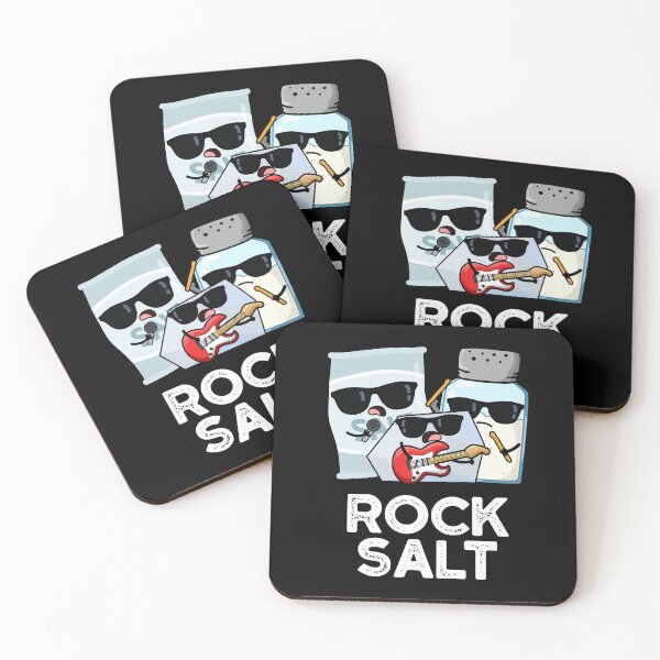 Item preview, Rock Salt Funny Condiment Puns (Dark BG) designed and sold by punnybone.