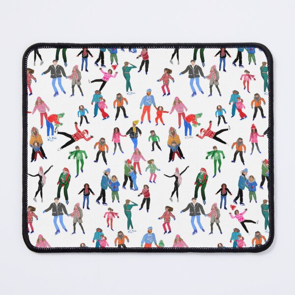 Item preview, Ice Skating Family Fun on the Ice rink at Christmas designed and sold by MagentaRose.