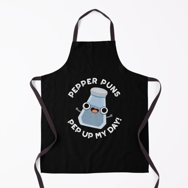 Item preview, Pepper Puns Pep Up My Day Funny Spice Puns (Dark BG) designed and sold by punnybone.