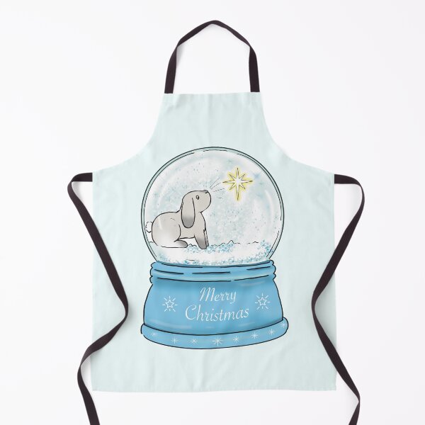 Item preview, Christmas bunny snowglobe designed and sold by Willow Grove Designs.