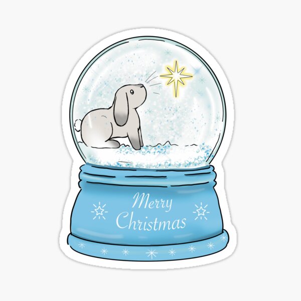 Snow Globe Dave and Friends Stickers [TRANSPARENT STICKER