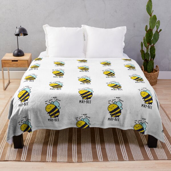 Item preview, May-bee Funny Insect Bee Puns  designed and sold by punnybone.