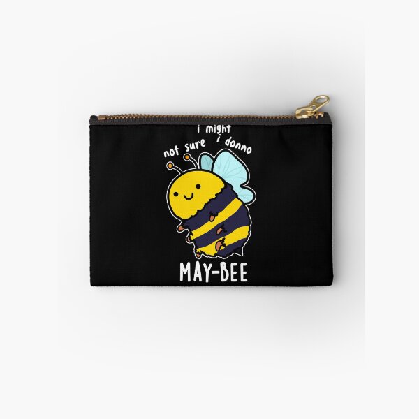 Item preview, May-bee Funny Insect Bee Puns (Dark BG) designed and sold by punnybone.