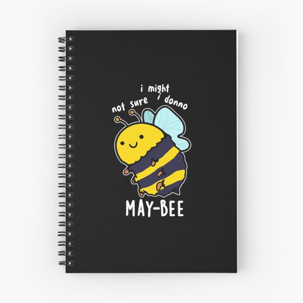 Item preview, May-bee Funny Insect Bee Puns (Dark BG) designed and sold by punnybone.