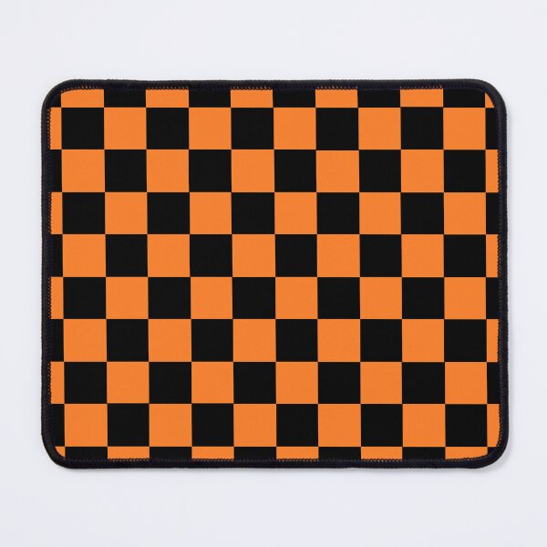 Item preview, Checkered Orange and Black   designed and sold by lornakay.