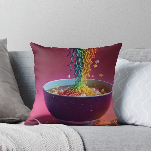 Aperçu de l'œuvre rainbow ramen créée et vendue par MrUtDesign.