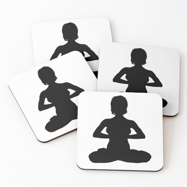 Item preview, Yoga Namaste Silhouette designed and sold by RealmsBeyond.