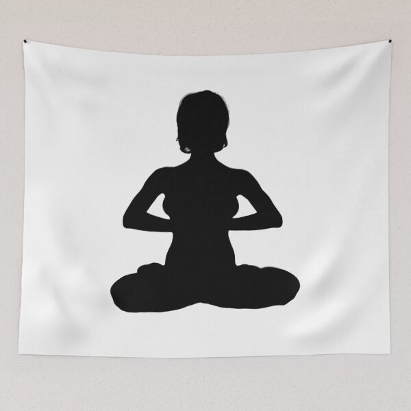 Item preview, Yoga Namaste Silhouette designed and sold by RealmsBeyond.