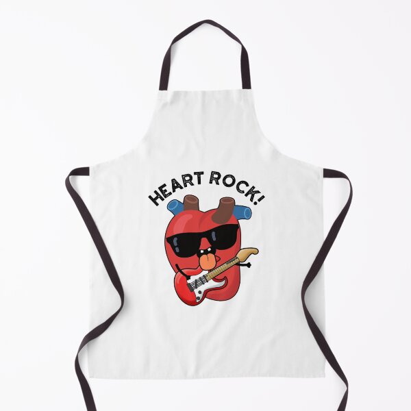Item preview, Heart Rock Funny Music Puns designed and sold by punnybone.