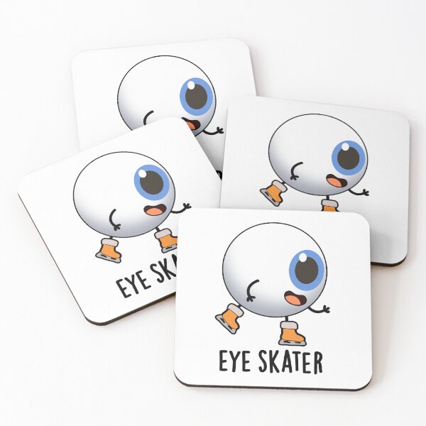 Item preview, Eye Skater Funny Ice Skating Puns  designed and sold by punnybone.