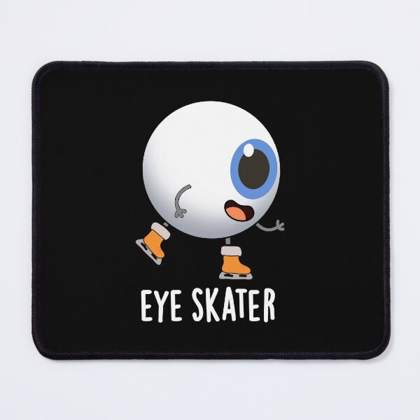 Item preview, Eye Skater Funny Ice Skating Puns (Dark BG) designed and sold by punnybone.