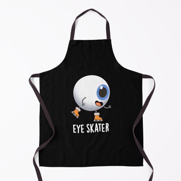 Item preview, Eye Skater Funny Ice Skating Puns (Dark BG) designed and sold by punnybone.