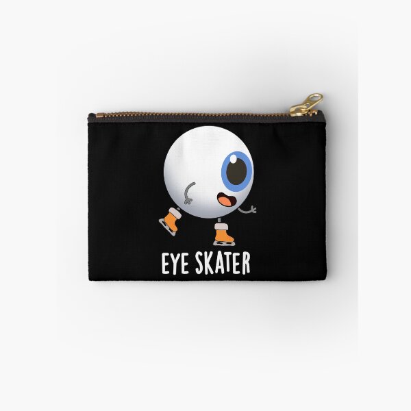 Item preview, Eye Skater Funny Ice Skating Puns (Dark BG) designed and sold by punnybone.