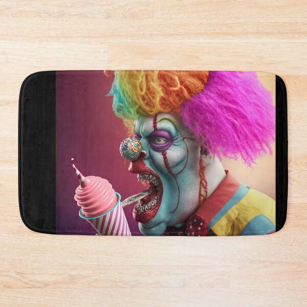 Item preview, halloween clown eating icecream designed and sold by MrUtDesign.