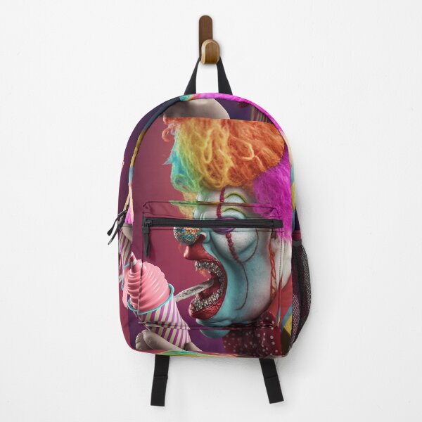 Item preview, halloween clown eating icecream designed and sold by MrUtDesign.