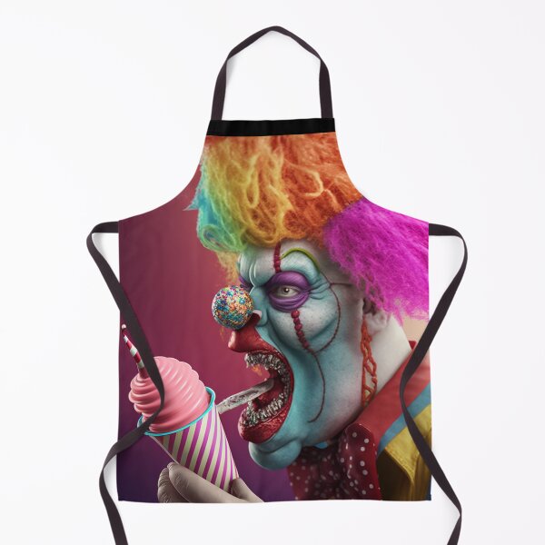 Artikelvorschau, halloween clown eating icecream entworfen und verkauft von MrUtDesign.