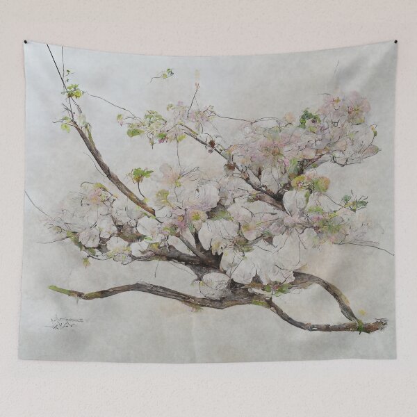 Item preview, Japanese cherry blossom branch designed and sold by flowinglobe.
