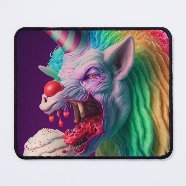 Item preview, halloween unicorn eating icecream designed and sold by MrUtDesign.