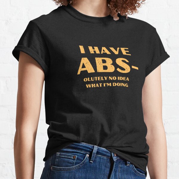 Abs-olutely Hilarious No 4 - Pixel Art Graphic T-Shirt for Sale by Celeste  von Solms