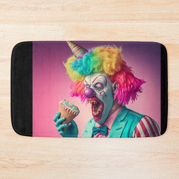 Item preview, halloween clown eating icecream designed and sold by MrUtDesign.
