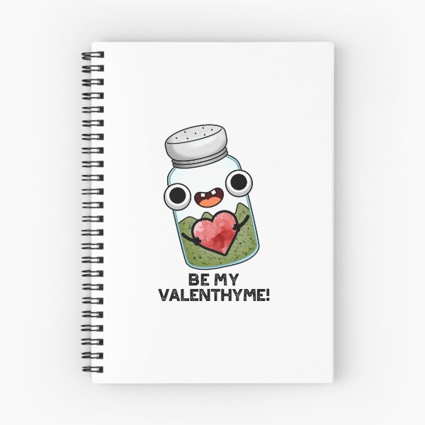 Item preview, Be My Valen-thyme Funny Valentine Puns  designed and sold by punnybone.