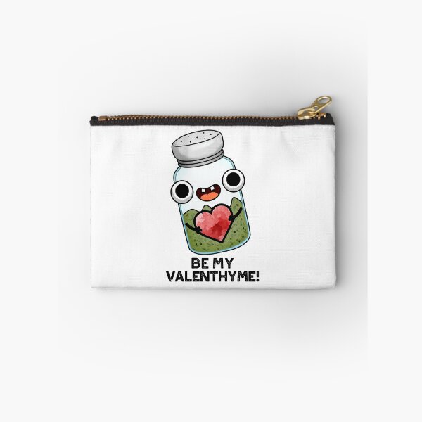 Item preview, Be My Valen-thyme Funny Valentine Puns  designed and sold by punnybone.
