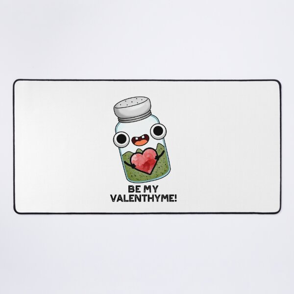 Item preview, Be My Valen-thyme Funny Valentine Puns designed and sold by punnybone.