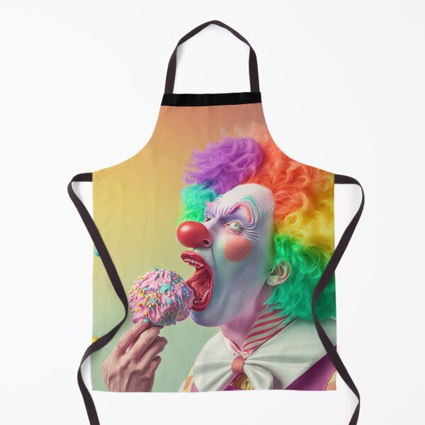 Artikelvorschau, halloween clown eating icecream entworfen und verkauft von MrUtDesign.