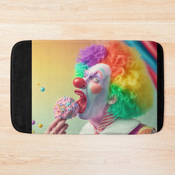 Item preview, halloween clown eating icecream designed and sold by MrUtDesign.