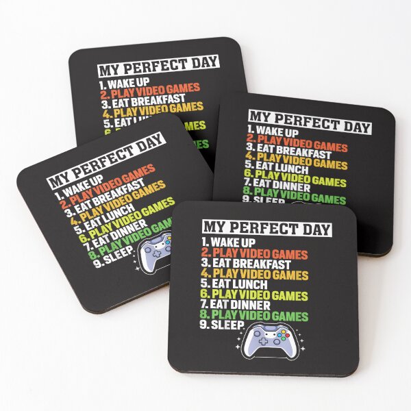 Item preview, My Perfect Day Video Games Funny Gamer Boys Gaming designed and sold by Best Selling ⭐⭐⭐⭐⭐(9.0).