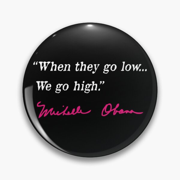 Item preview, cuando bajan, subimos - Michelle Obama (blanco/rosa fuerte) designed and sold by Thelittlelord.