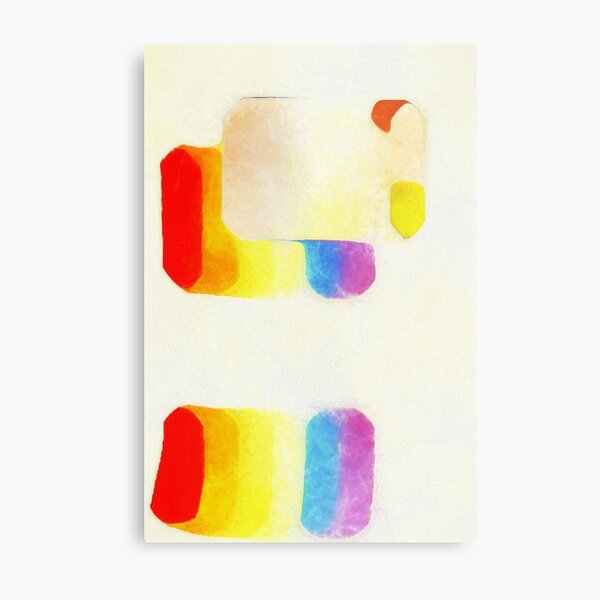 Color Problems Plate III No. 17, Series 1d Metal Print