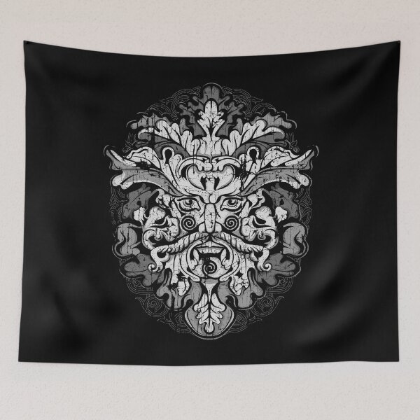 Item preview, Green Man Celtic Irish Mythology Pagan Folklore designed and sold by BluePagan.