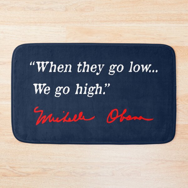 Item preview,  cuando bajan, subimos - Michelle Obama (blanco/rojo) designed and sold by Thelittlelord.