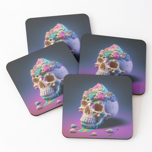 Artikelvorschau, icecream skull entworfen und verkauft von MrUtDesign.