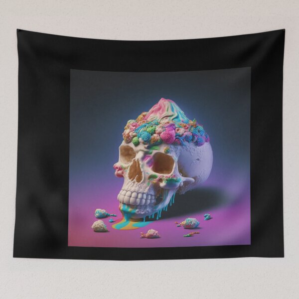 Artikelvorschau, icecream skull entworfen und verkauft von MrUtDesign.