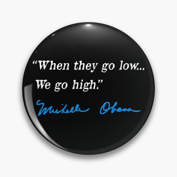 Item preview, cuando bajan, subimos - Michelle Obama (blanco/azul) designed and sold by Thelittlelord.