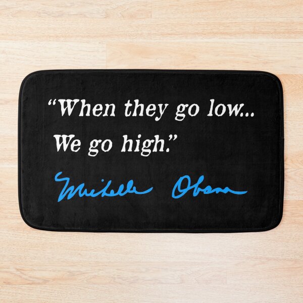 Item preview, cuando bajan, subimos - Michelle Obama (blanco/azul) designed and sold by Thelittlelord.