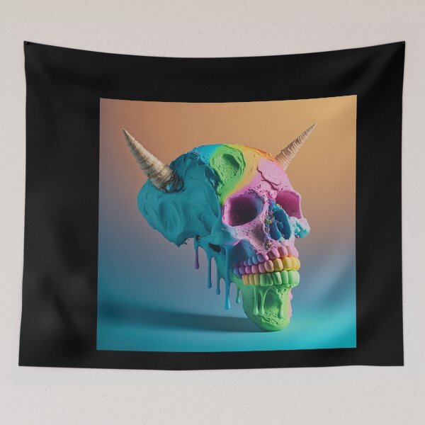 Artikelvorschau, icecream skull entworfen und verkauft von MrUtDesign.