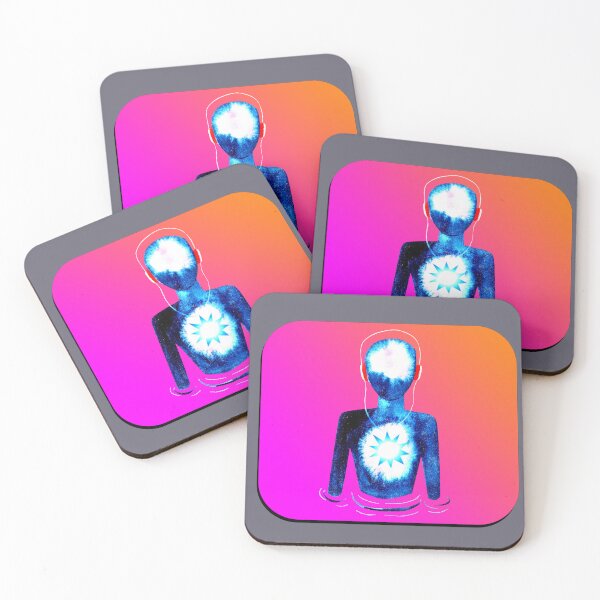Item preview, Meditation Man w/ Headphones designed and sold by RealmsBeyond.