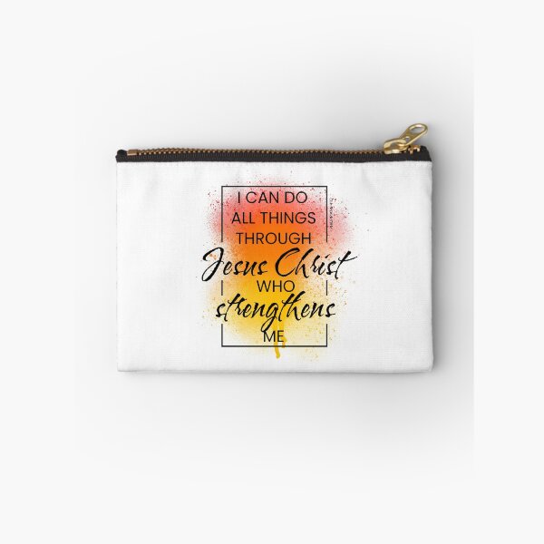 Item preview, Christian I Can Do All Things Red and Yellow Alcohol Ink Bible Verse designed and sold by StephanieWard.