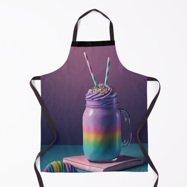 Artikelvorschau, rainbow icecream milkshake entworfen und verkauft von MrUtDesign.
