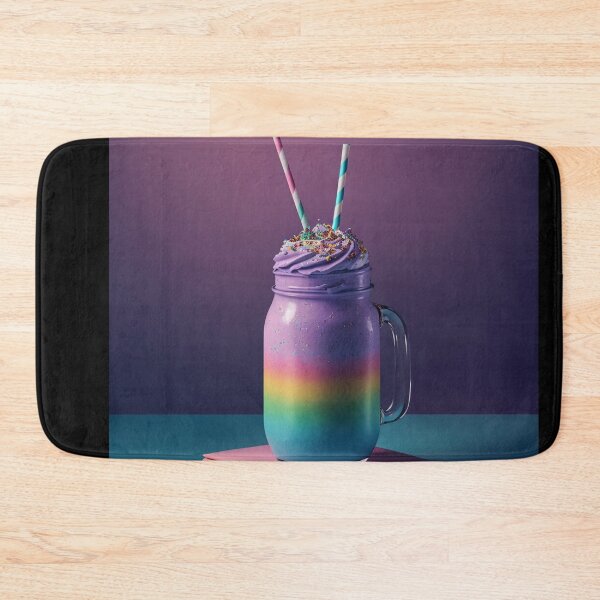 Artikelvorschau, rainbow icecream milkshake entworfen und verkauft von MrUtDesign.