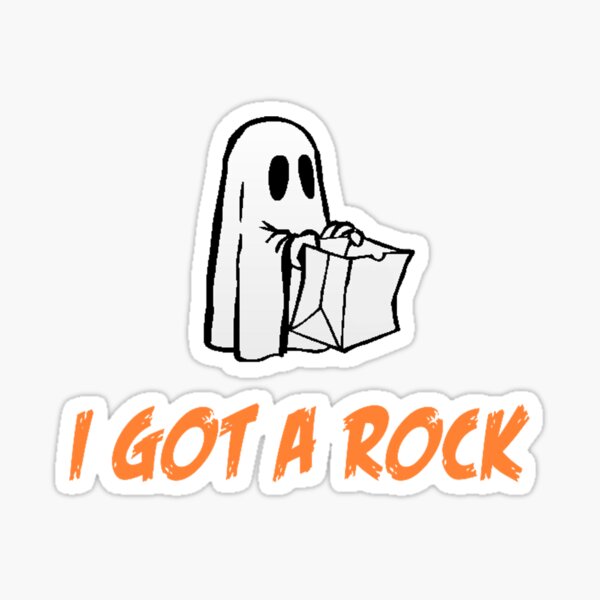 I Got A Rock - It's The Great Pumpkin, Charlie Brown Sticker