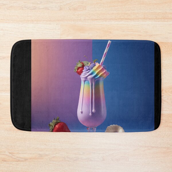 Artikelvorschau, rainbow icecream milkshake entworfen und verkauft von MrUtDesign.