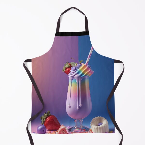 Artikelvorschau, rainbow icecream milkshake entworfen und verkauft von MrUtDesign.