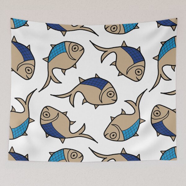 Item preview, Persian Qajar fishes - Persian (iranian) design designed and sold by Persian Pride Official.
