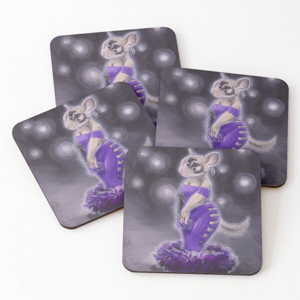 Item preview, Seaborgium, Cyberpunk Celebrity Chinchilla  designed and sold by Bite the Paintbrush.