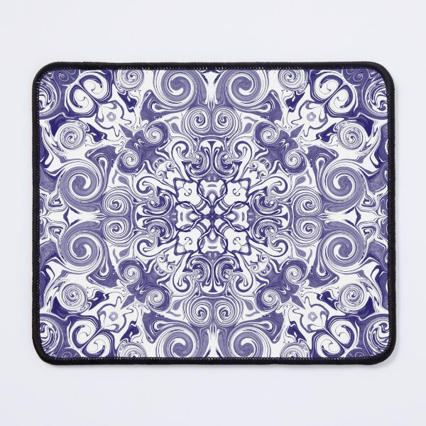 Item preview,  Blue ink mandala pattern  designed and sold by LKL-Designs.